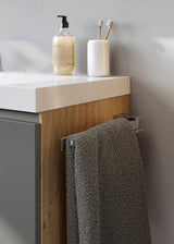 Towel holder two arms (chrome or black)