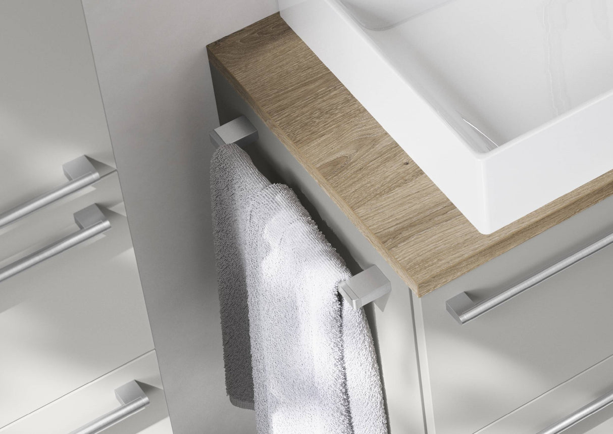Handtuchhalter 1-armig in Edelstahl (Korpusmontage)