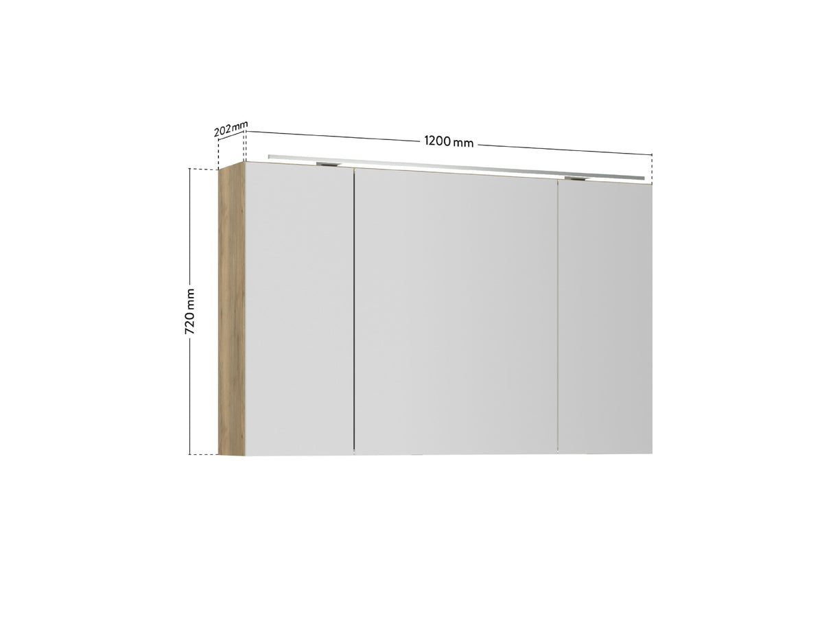 Spiegelschrank "Max" 120 cm