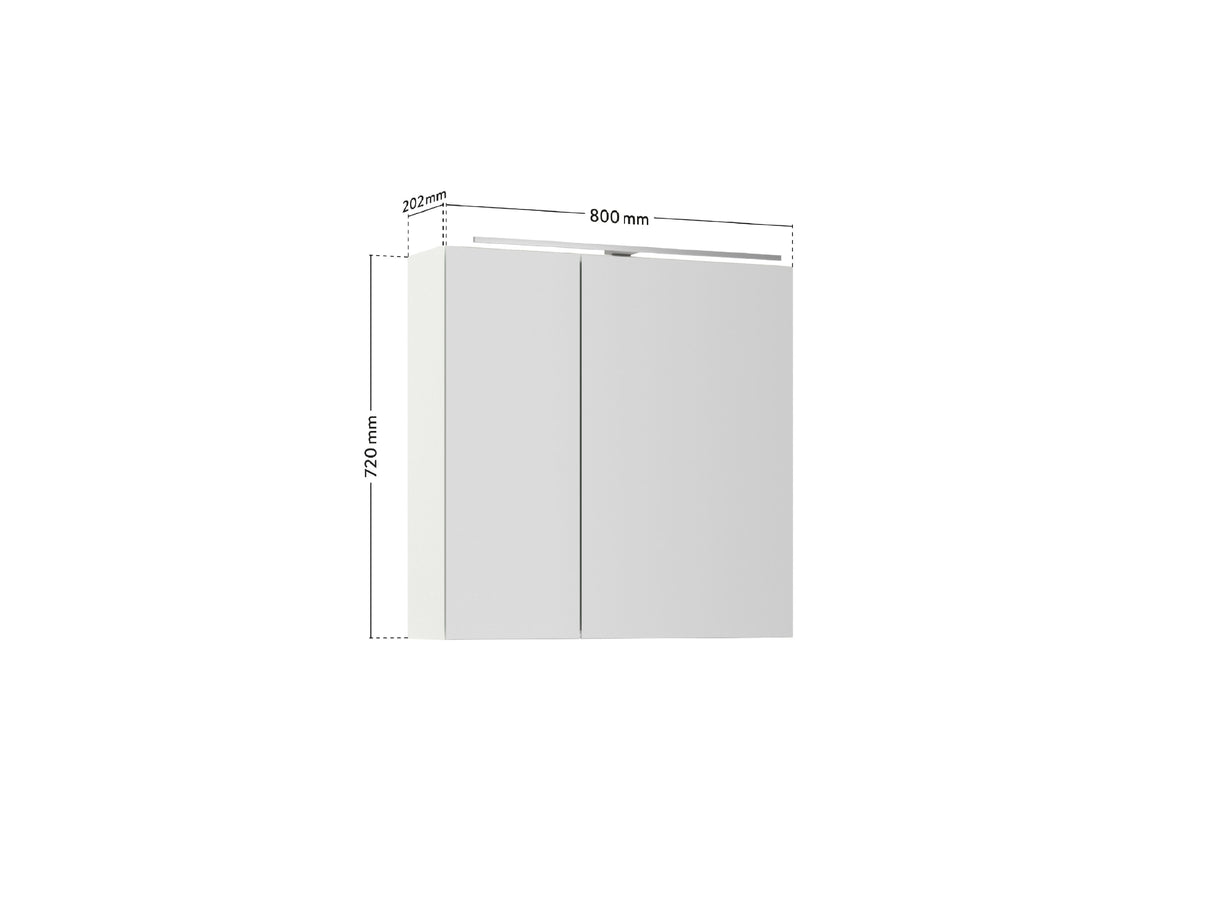 Spiegelschrank "Max" 80 cm
