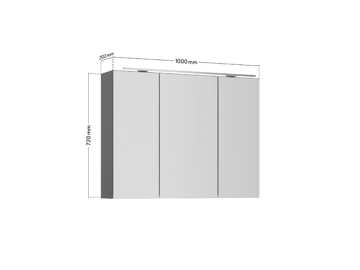 Spiegelschrank "Max" 100 cm