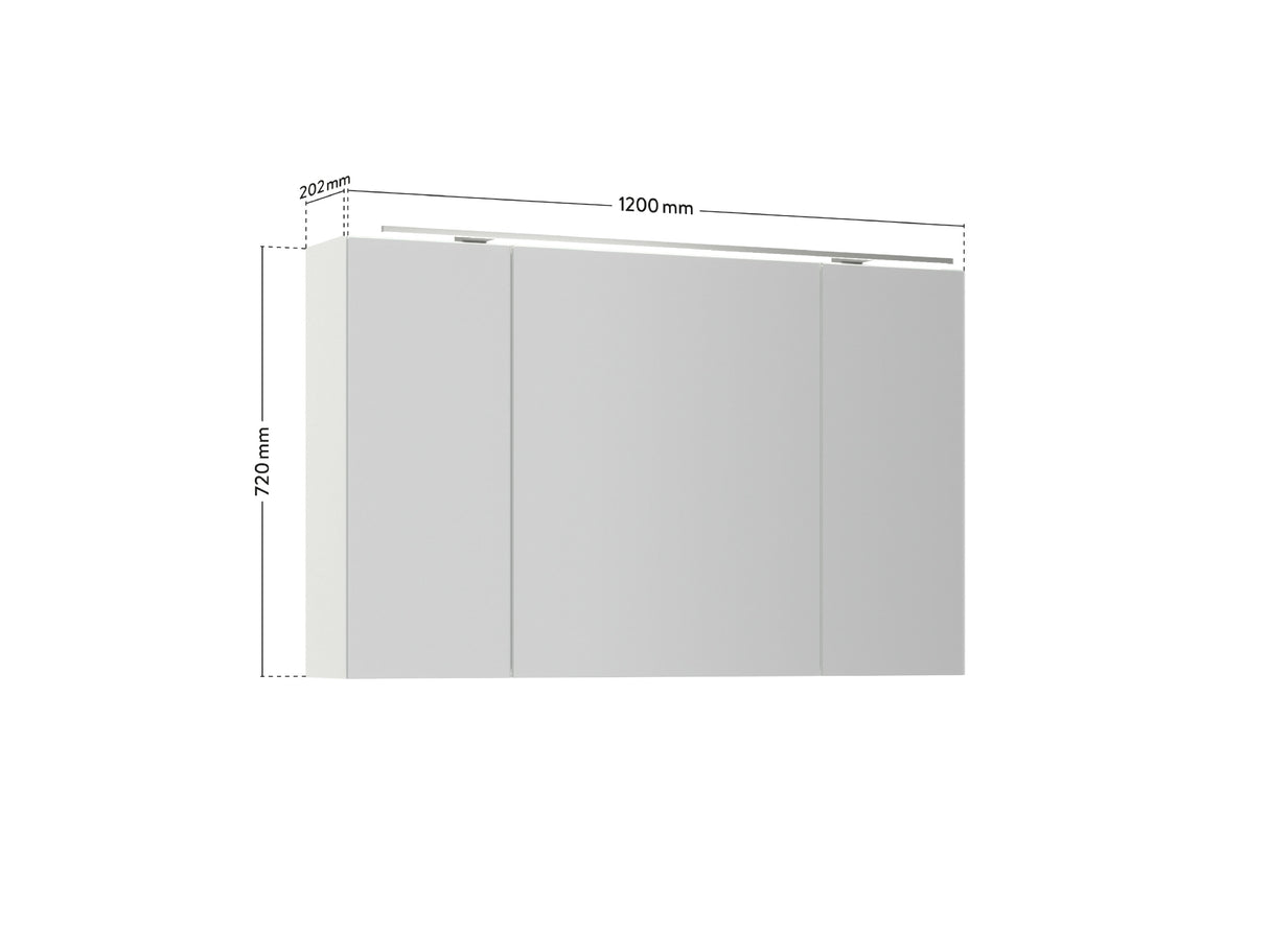 Spiegelschrank "Max" 120 cm