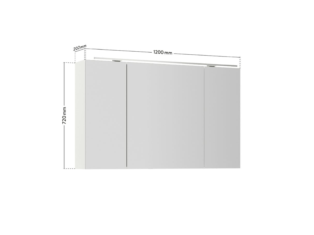 Spiegelschrank "Max" 120 cm