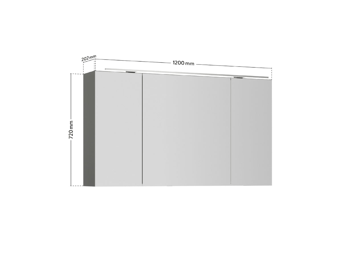 Spiegelschrank "Max" 120 cm