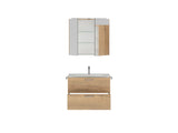 "Madrid" Badmöbel Set mit Spiegelschrank 80 cm