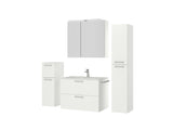 "Madrid" Badmöbel Set mit Spiegelschrank 80 cm