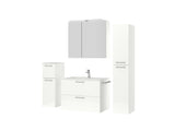 "Madrid" Badmöbel Set mit Spiegelschrank 80 cm
