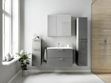 "Madrid" Badmöbel Set mit Spiegelschrank 80 cm
