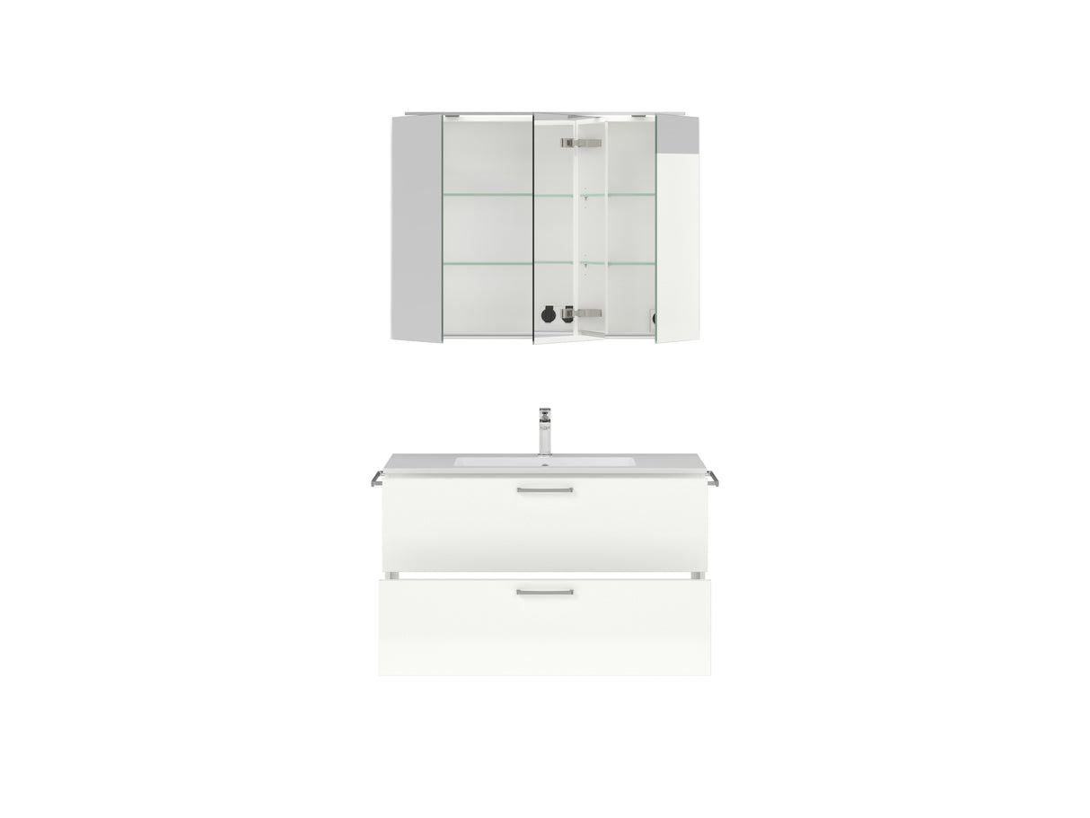 "Madrid" Waschtisch Set 100 cm