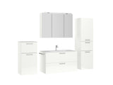 "Madrid" Badmöbel Set mit Spiegelschrank 100 cm