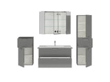 "Madrid" Badmöbel Set mit Spiegelschrank 100 cm