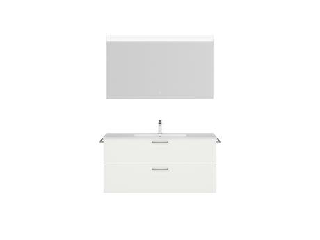 "Madrid" Badmöbel Set mit Flächenspiegel 120 cm