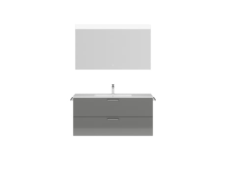 "Madrid" Badmöbel Set mit Flächenspiegel 120 cm