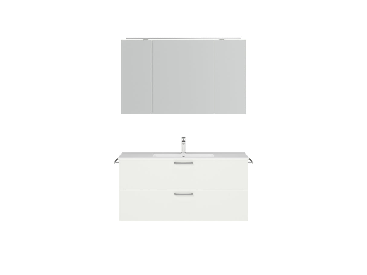 "Madrid" Badmöbel Set mit Spiegelschrank 120 cm