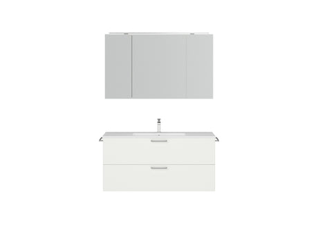 "Madrid" Badmöbel Set mit Spiegelschrank 120 cm