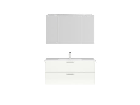 "Madrid" Badmöbel Set mit Spiegelschrank 120 cm