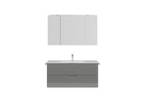 "Madrid" Badmöbel Set mit Spiegelschrank 120 cm