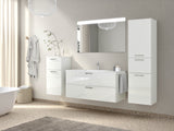 "Madrid" Badmöbel Set mit Flächenspiegel 120 cm