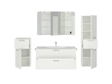 "Madrid" Badmöbel Set mit Spiegelschrank 120 cm