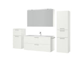 "Madrid" Badmöbel Set mit Spiegelschrank 120 cm