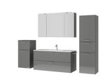 "Madrid" Badmöbel Set mit Spiegelschrank 120 cm