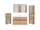 "Madrid" Badmöbel Set mit Spiegelschrank 120 cm