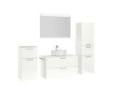 "Ronda" Badmöbel Set mit Flächenspiegel 100 cm