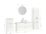 "Ronda" Einzel Waschtisch Set 120cm