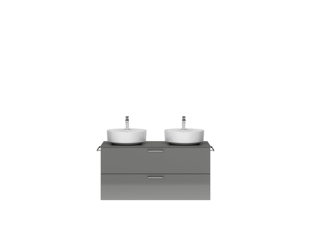 "Ronda" Doppel Waschtisch Set 120 cm
