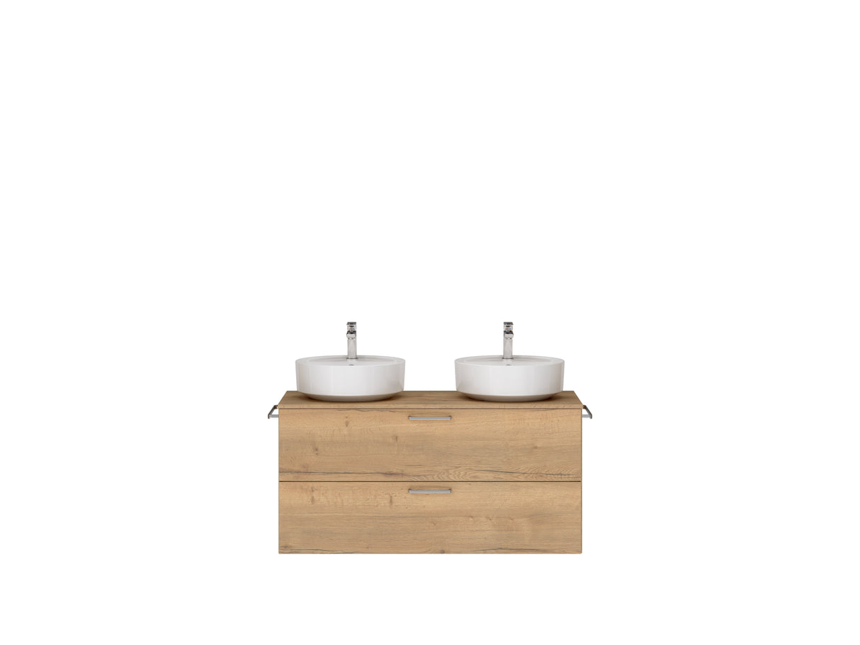 "Ronda" Doppel Waschtisch Set 120 cm