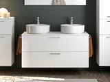 "Ronda" Doppel Waschtisch Set 120 cm