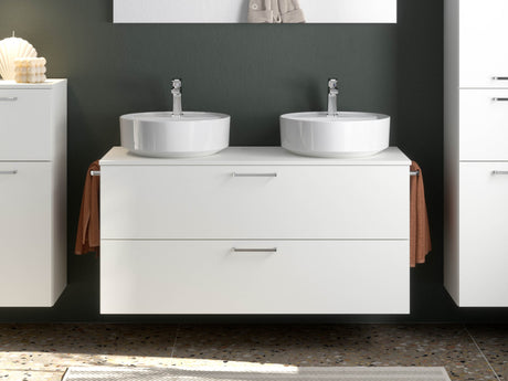 "Ronda" Doppel Waschtisch Set 120 cm