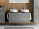 "Ronda" Doppel Waschtisch Set 120 cm