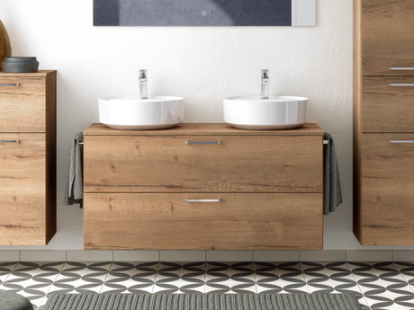 "Ronda" Doppel Waschtisch Set 120 cm