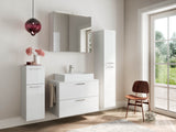 "Paris" Badmöbel Set mit Spiegelschrank 80 cm