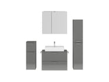 "Paris" Badmöbel Set mit Spiegelschrank 80 cm