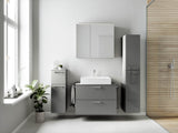 "Paris" Badmöbel Set mit Spiegelschrank 80 cm