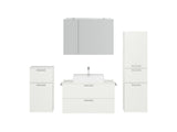 "Paris" Badmöbel Set mit Spiegelschrank 100 cm