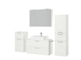 "Paris" Badmöbel Set mit Spiegelschrank 100 cm