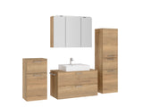 "Paris" Badmöbel Set mit Spiegelschrank 100 cm