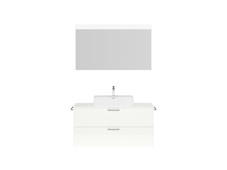 "Paris" Badmöbel Set mit Flächenspiegel 120 cm