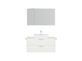 "Paris" Badmöbel Set mit Spiegelschrank 120 cm
