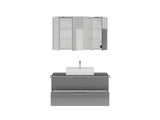 "Paris" Badmöbel Set mit Spiegelschrank 120 cm