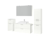 "Paris" Badmöbel Set mit Spiegelschrank 120 cm