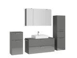 "Paris" Badmöbel Set mit Spiegelschrank 120 cm