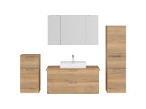 "Paris" Badmöbel Set mit Spiegelschrank 120 cm
