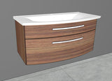 "Speed" Keramik Waschtisch weiss & WT-Unterschrank 60, 80, 100, 120 cm