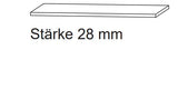 Ablageplatte 60cm breit für Mittelschränke, Hochschränke - puris Bad