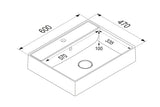 "Paris" Badmöbel Set mit Spiegelschrank 100 cm