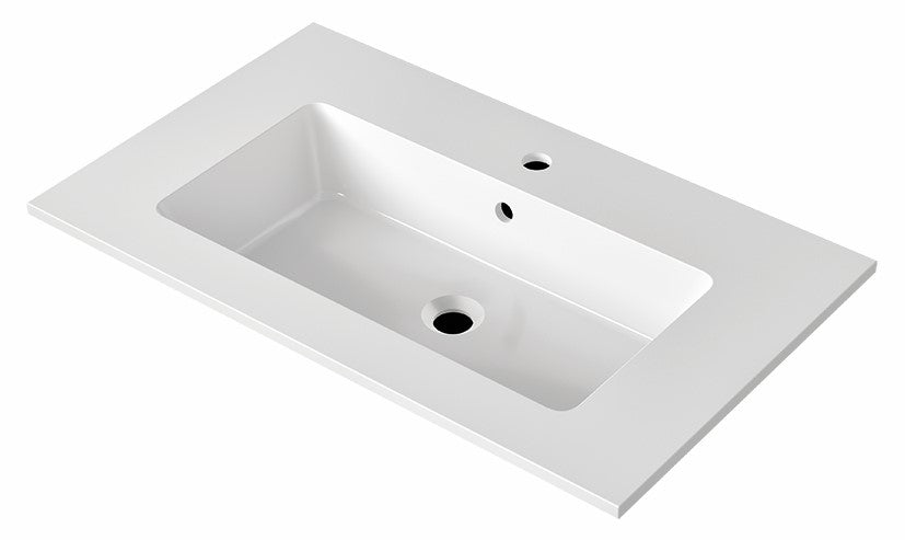 "Madrid" Badmöbel Set mit Spiegelschrank 80 cm